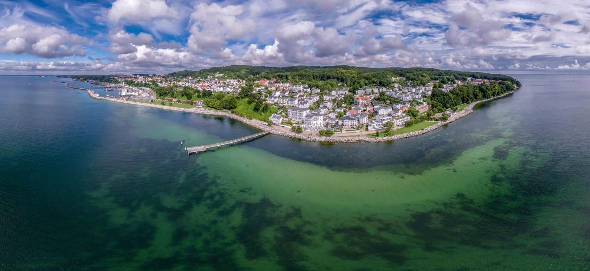 Villa Fernsicht - Wohnung Nr 1 - Mit Meerblick Sassnitz Esterno foto
