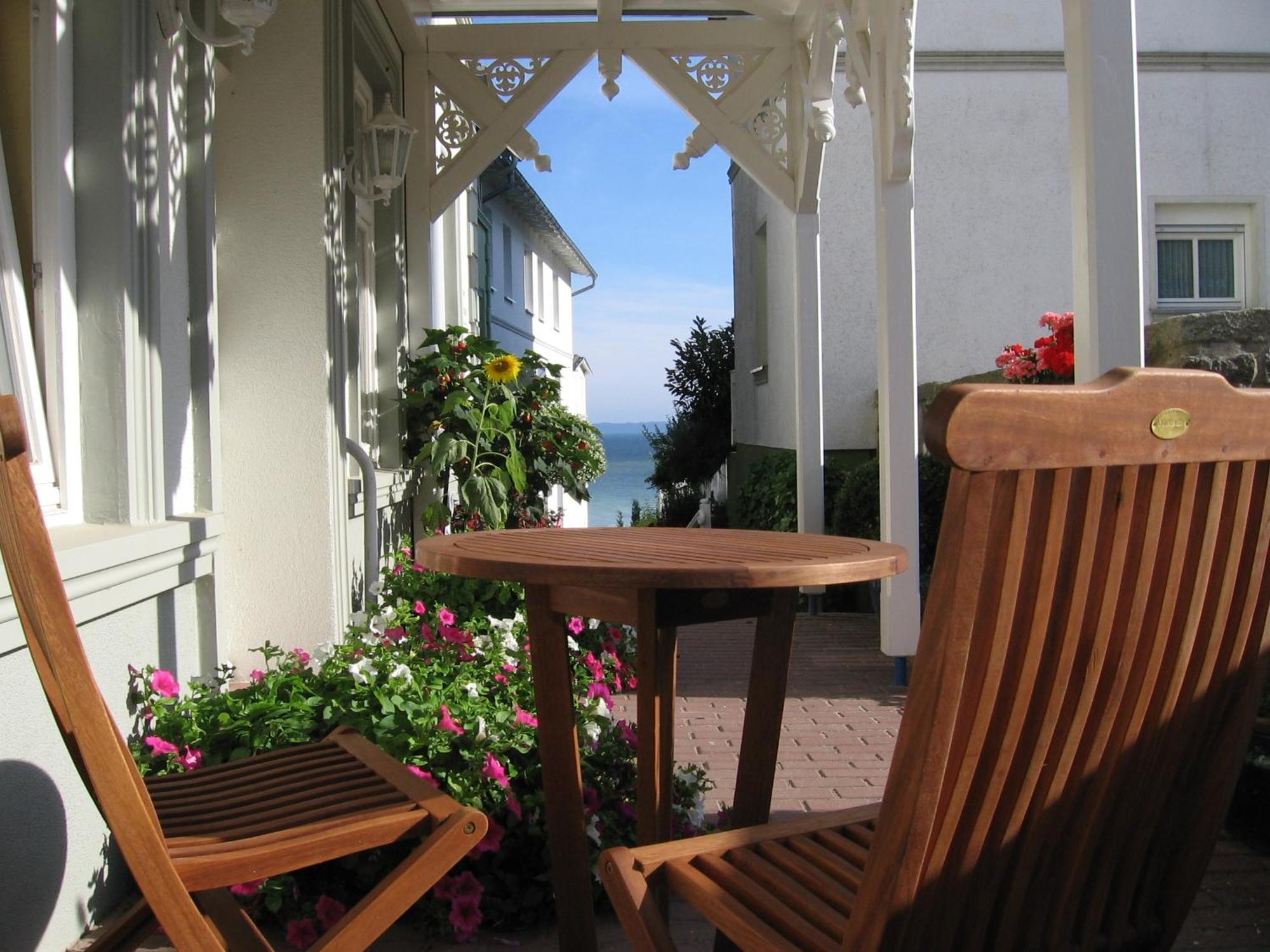 Villa Fernsicht - Wohnung Nr 1 - Mit Meerblick Sassnitz Esterno foto
