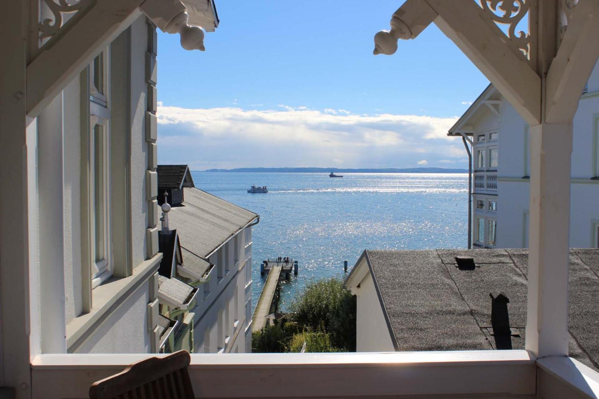 Villa Fernsicht - Wohnung Nr 1 - Mit Meerblick Sassnitz Esterno foto