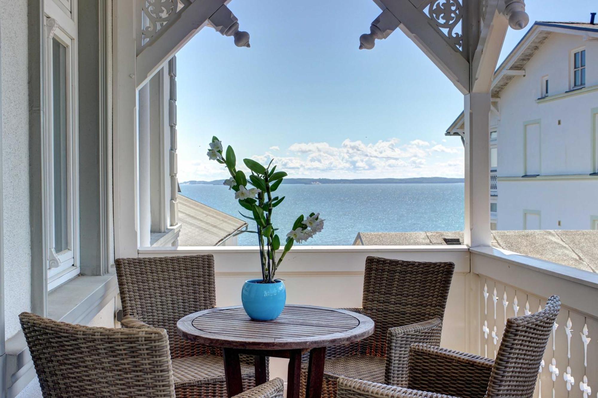Villa Fernsicht - Wohnung Nr 1 - Mit Meerblick Sassnitz Esterno foto