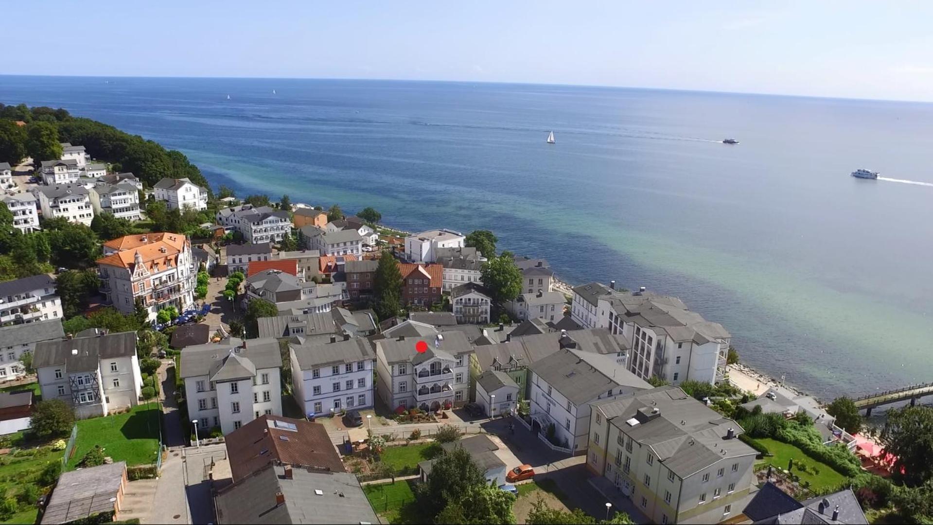 Villa Fernsicht - Wohnung Nr 1 - Mit Meerblick Sassnitz Esterno foto