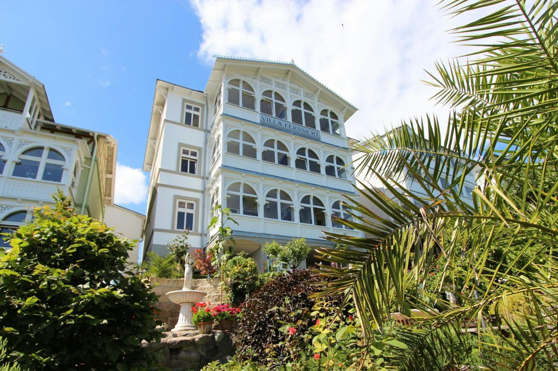 Villa Fernsicht - Wohnung Nr 1 - Mit Meerblick Sassnitz Esterno foto