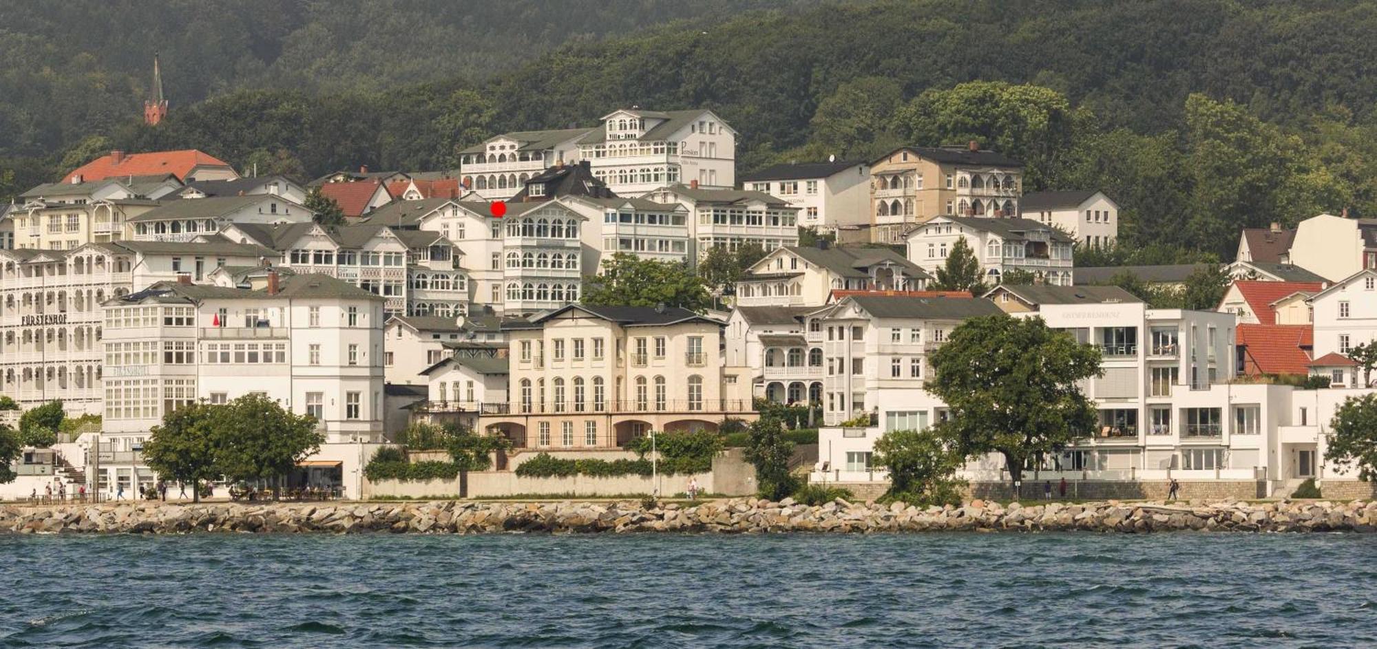 Villa Fernsicht - Wohnung Nr 1 - Mit Meerblick Sassnitz Esterno foto