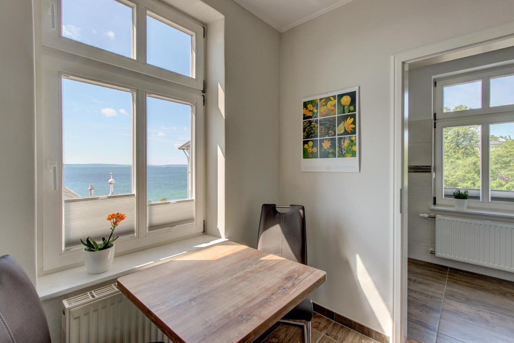Villa Fernsicht - Wohnung Nr 1 - Mit Meerblick Sassnitz Esterno foto