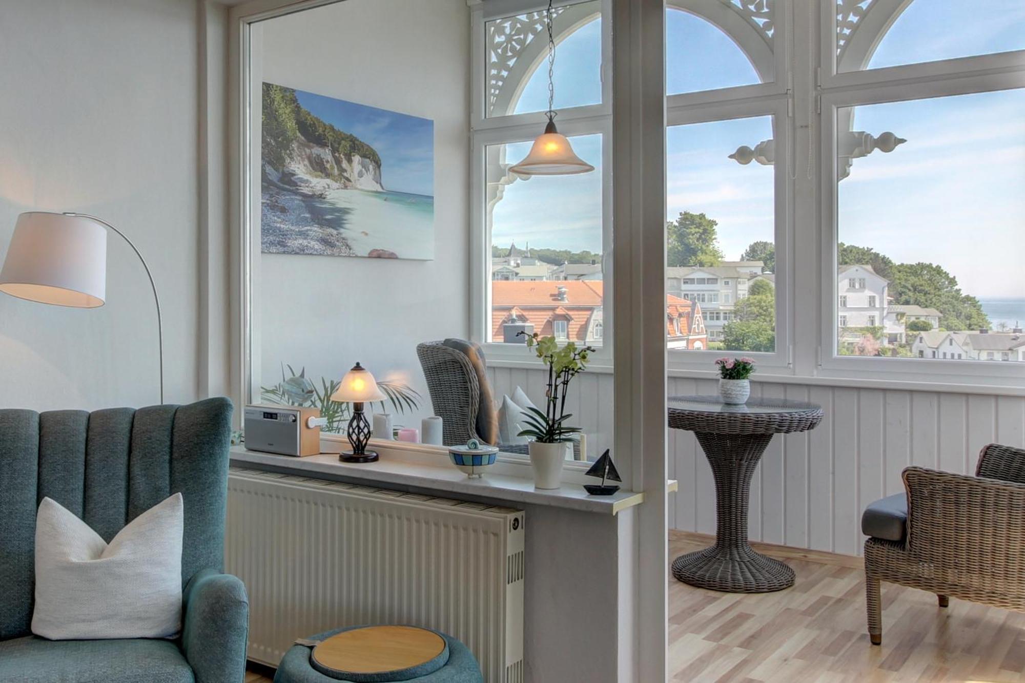 Villa Fernsicht - Wohnung Nr 1 - Mit Meerblick Sassnitz Esterno foto