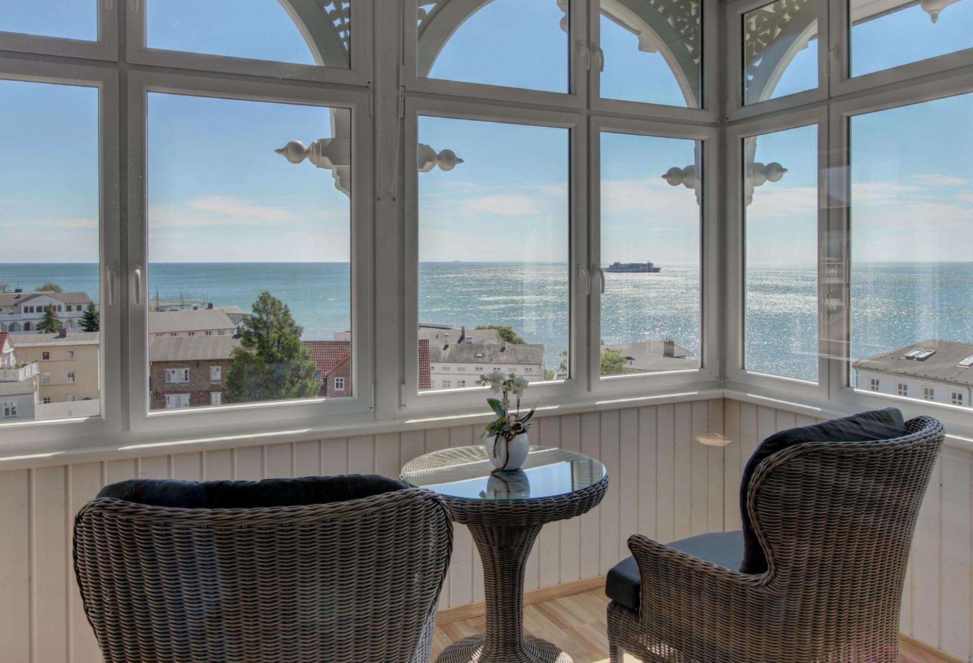Villa Fernsicht - Wohnung Nr 1 - Mit Meerblick Sassnitz Esterno foto
